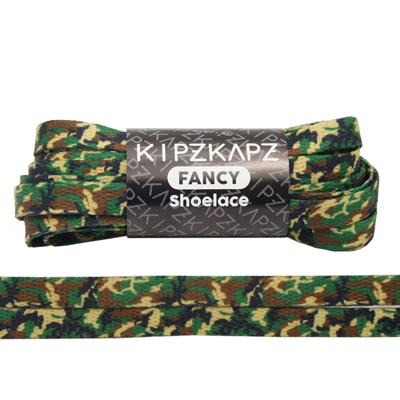 Jual Aksesoris Sneakers Kipzkapz Flat Printed X6 Camoflage Green Original X6 - Flat Printed 6Mm - hoopspoint.com